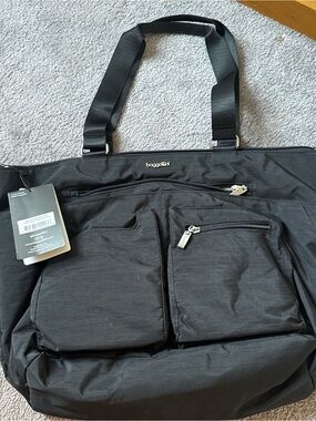 baggallini Black Everyday Laptop Tote Bag